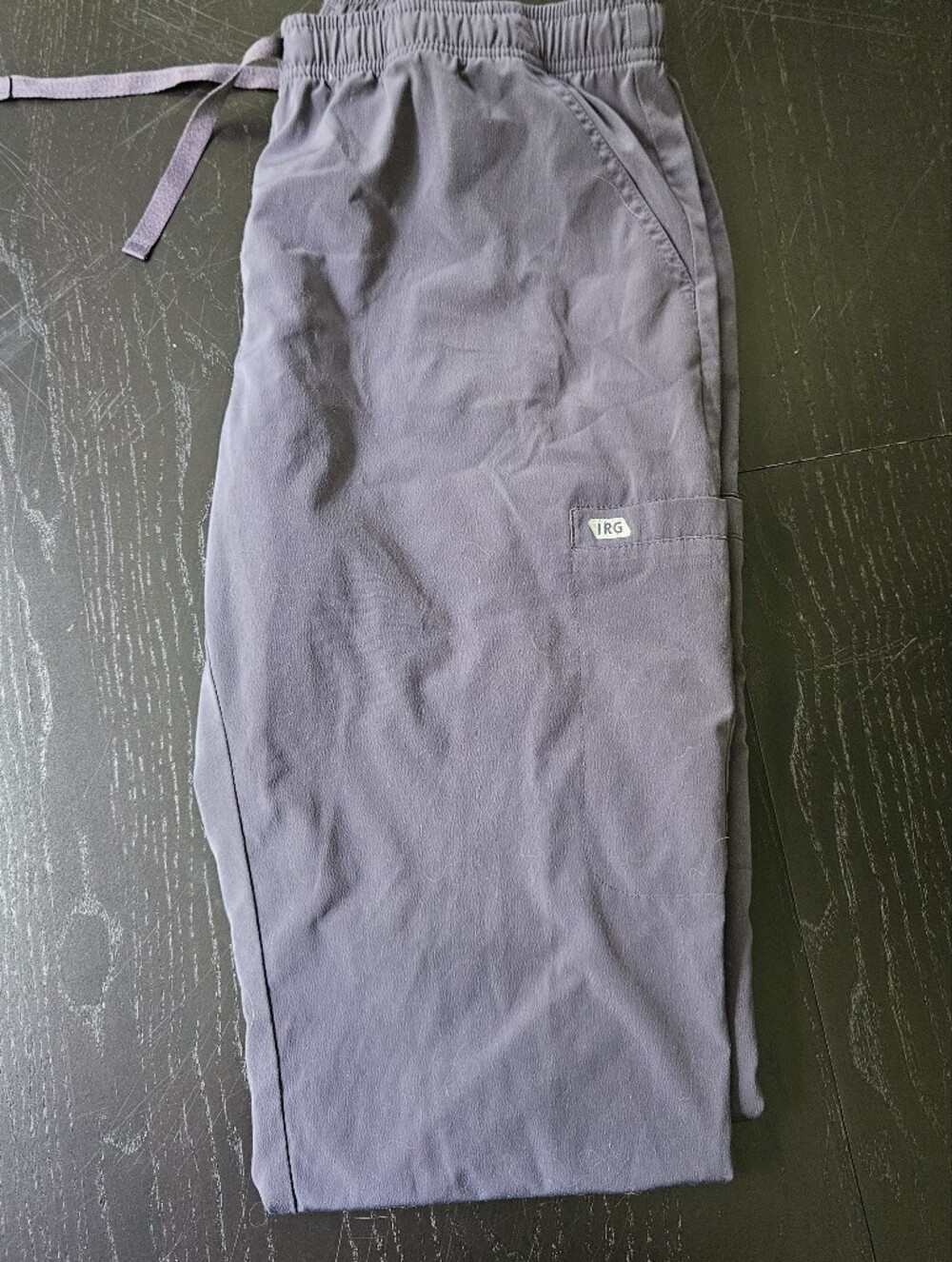 IRG Brand Grey Scrub Pants Straight Leg sz L